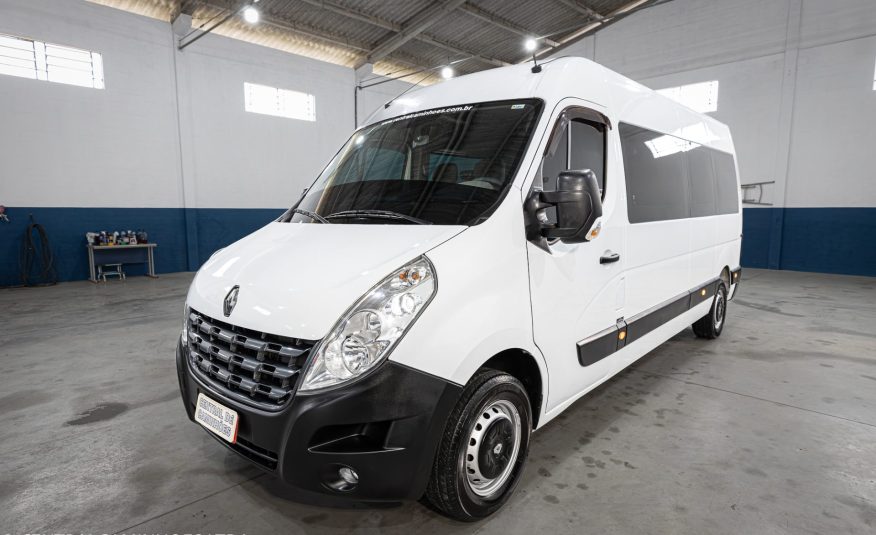 RENAULT MASTER PASSAGEIRO L3H2 MINIBUS ANO 2017 COMPLETA