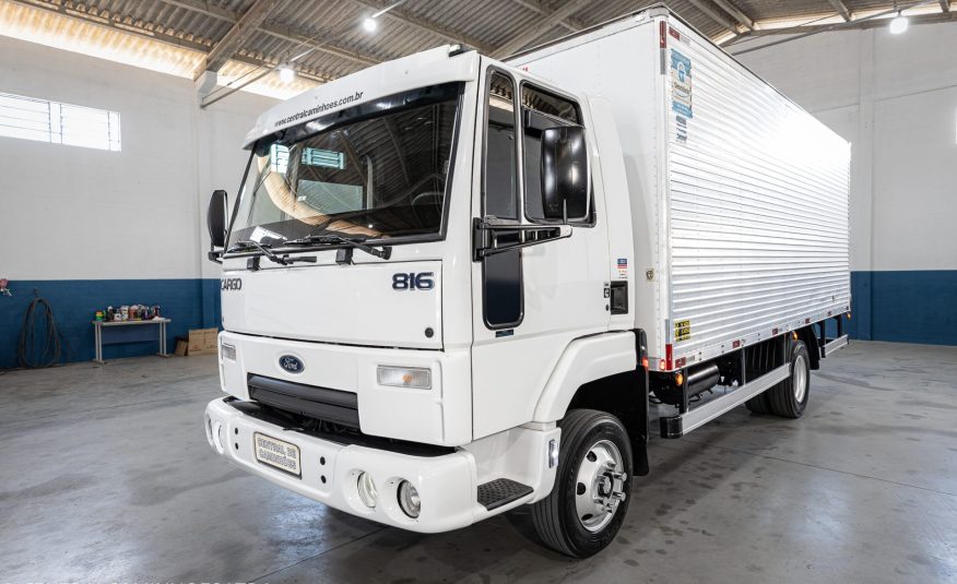 FORD CARGO 816 S ANO 2013 NO BAU FACCHINI DE 5.40M