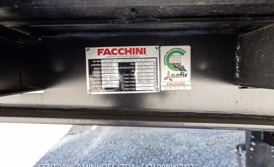 SR SEMI-REBOQUE FACCHINI 3 EIXOS ANO 2025