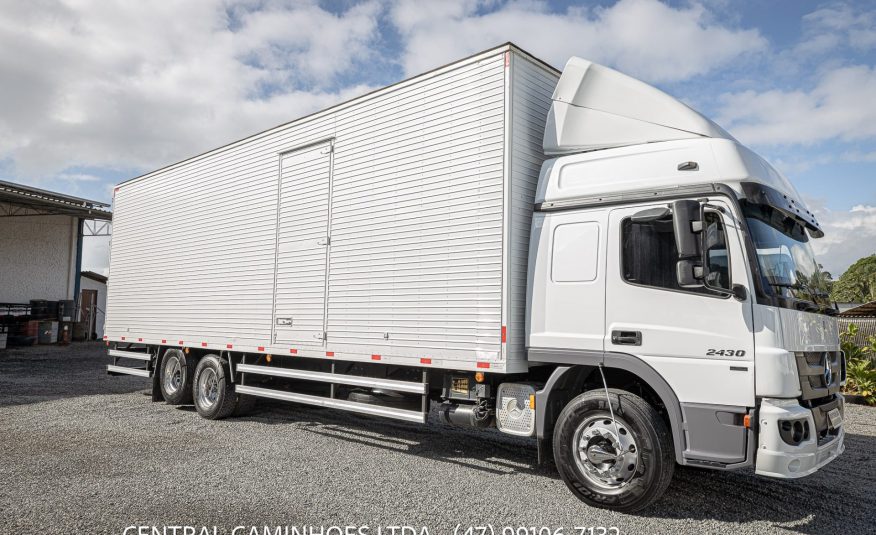 MERCEDES BENZ ATEGO 2430 6X2 ANO 2019 TETO ALTO GABINADO AUTOMÁTICO