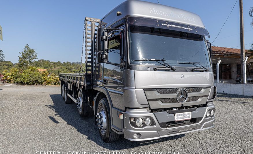 MERCEDES BENZ ATEGO 2430 8X2 ANO 2022 NA CARROCERIA DE 9.20M: