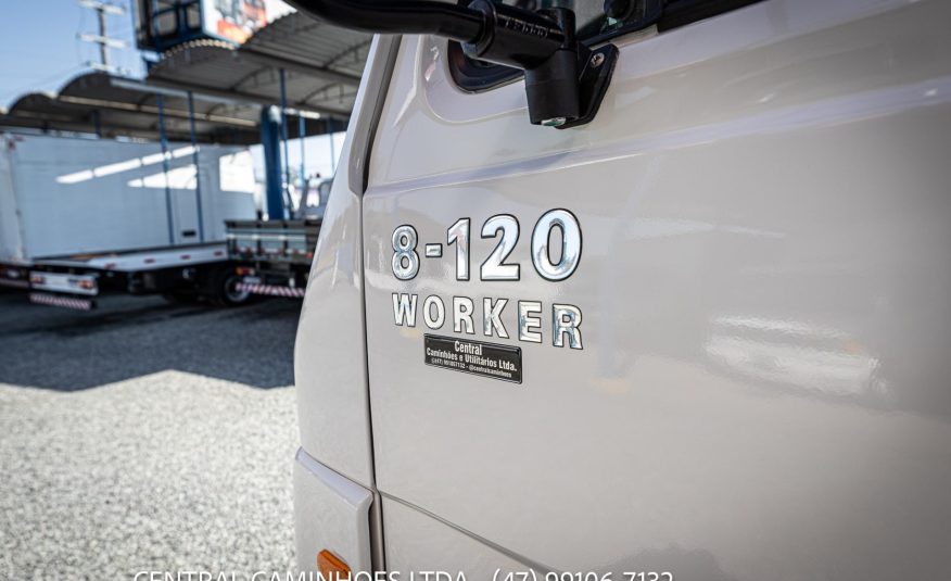 VOLKSWAGEN 8.120 WORKER ANO 2007 NA PLATAFORMA