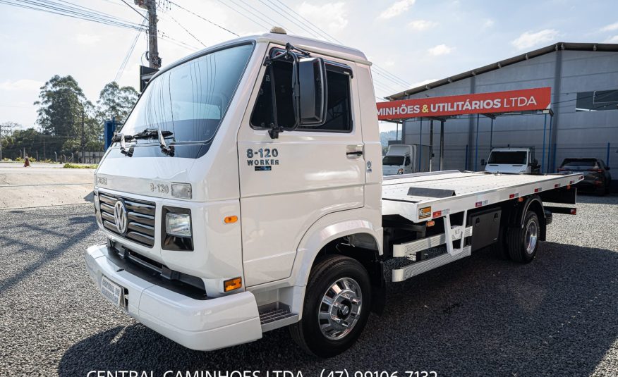 VOLKSWAGEN 8.120 WORKER ANO 2007 NA PLATAFORMA