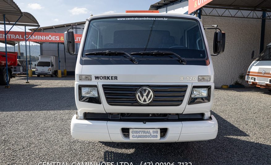 VOLKSWAGEN 8.120 WORKER ANO 2007 NA PLATAFORMA