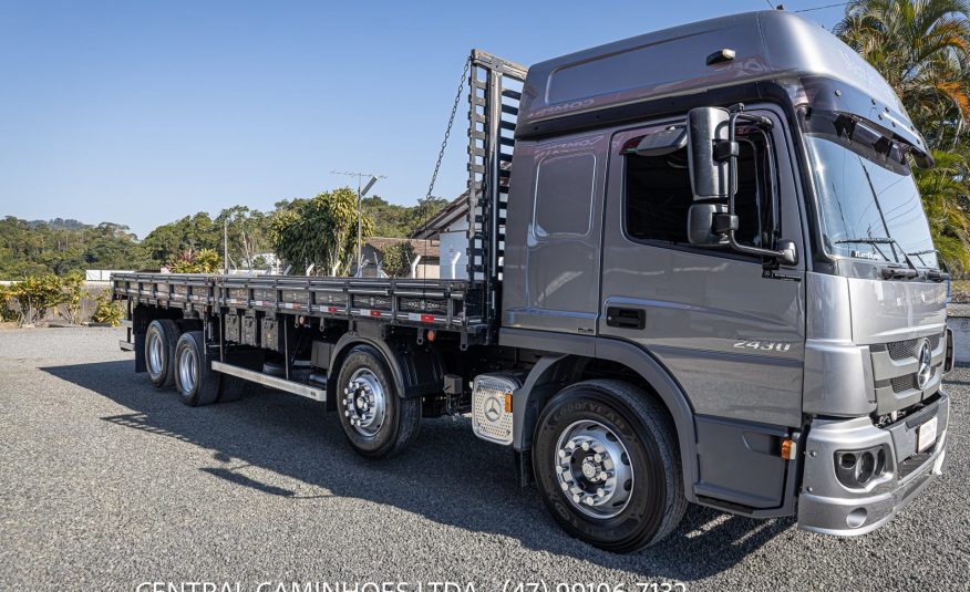 MERCEDES BENZ ATEGO 2430 8X2 ANO 2022 NA CARROCERIA DE 9.20M: