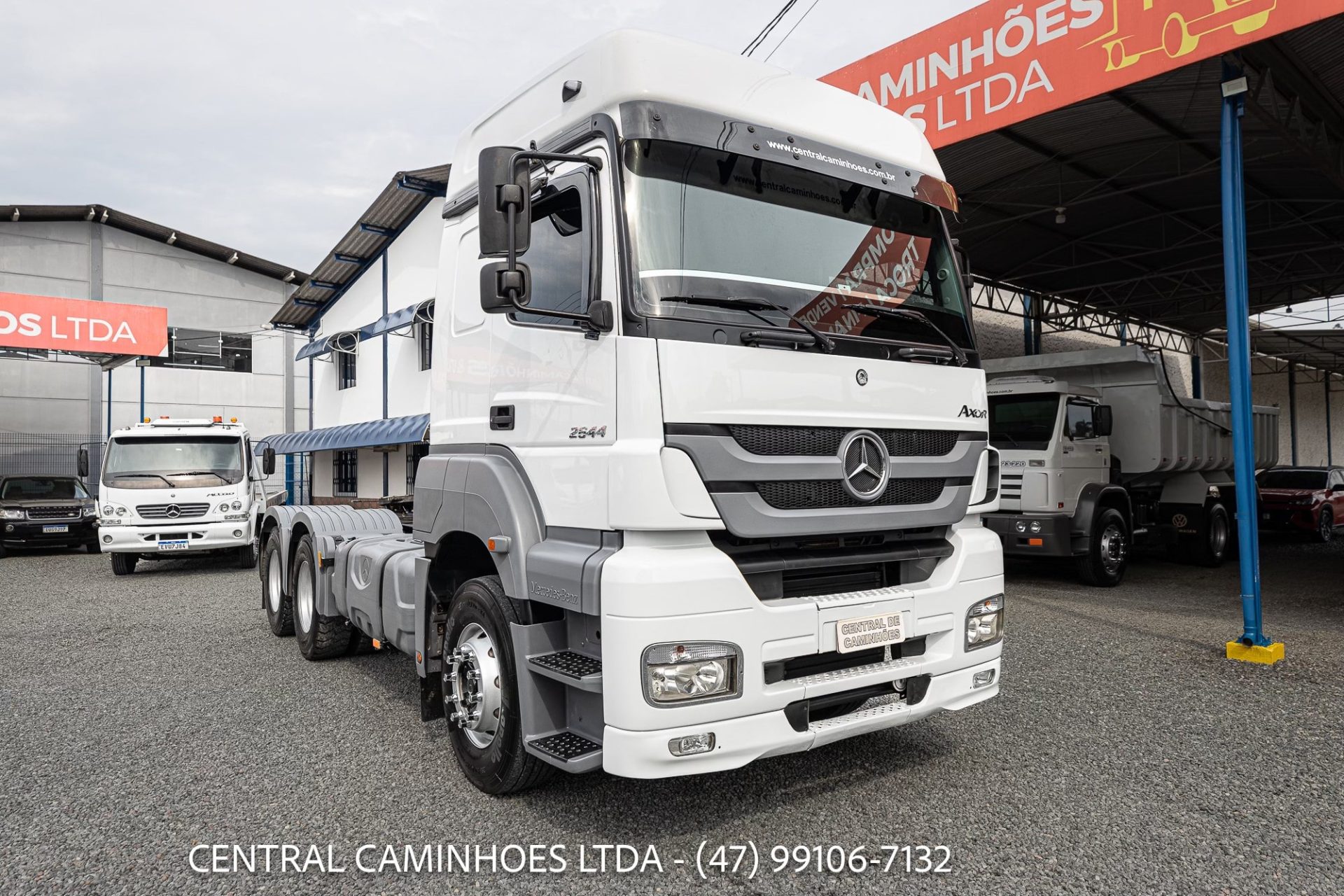 MERCEDES BENZ AXOR 2644 S 6X4 ANO 2019 TETO ALTO