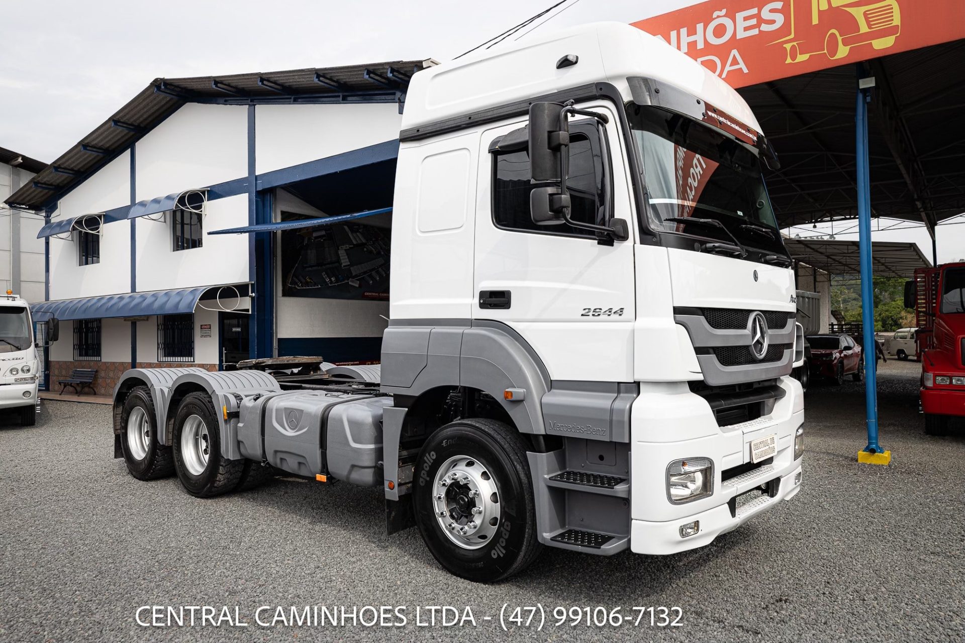MERCEDES BENZ AXOR 2644 S 6X4 ANO 2019 TETO ALTO