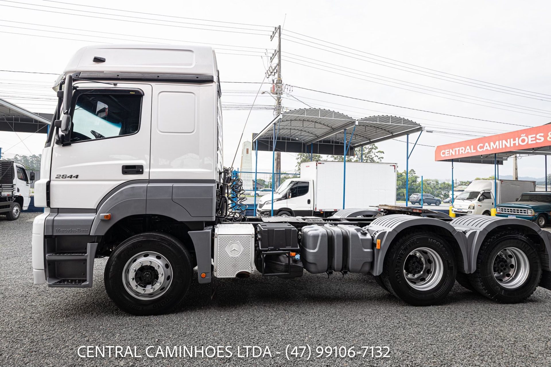MERCEDES BENZ AXOR 2644 S 6X4 ANO 2019 TETO ALTO