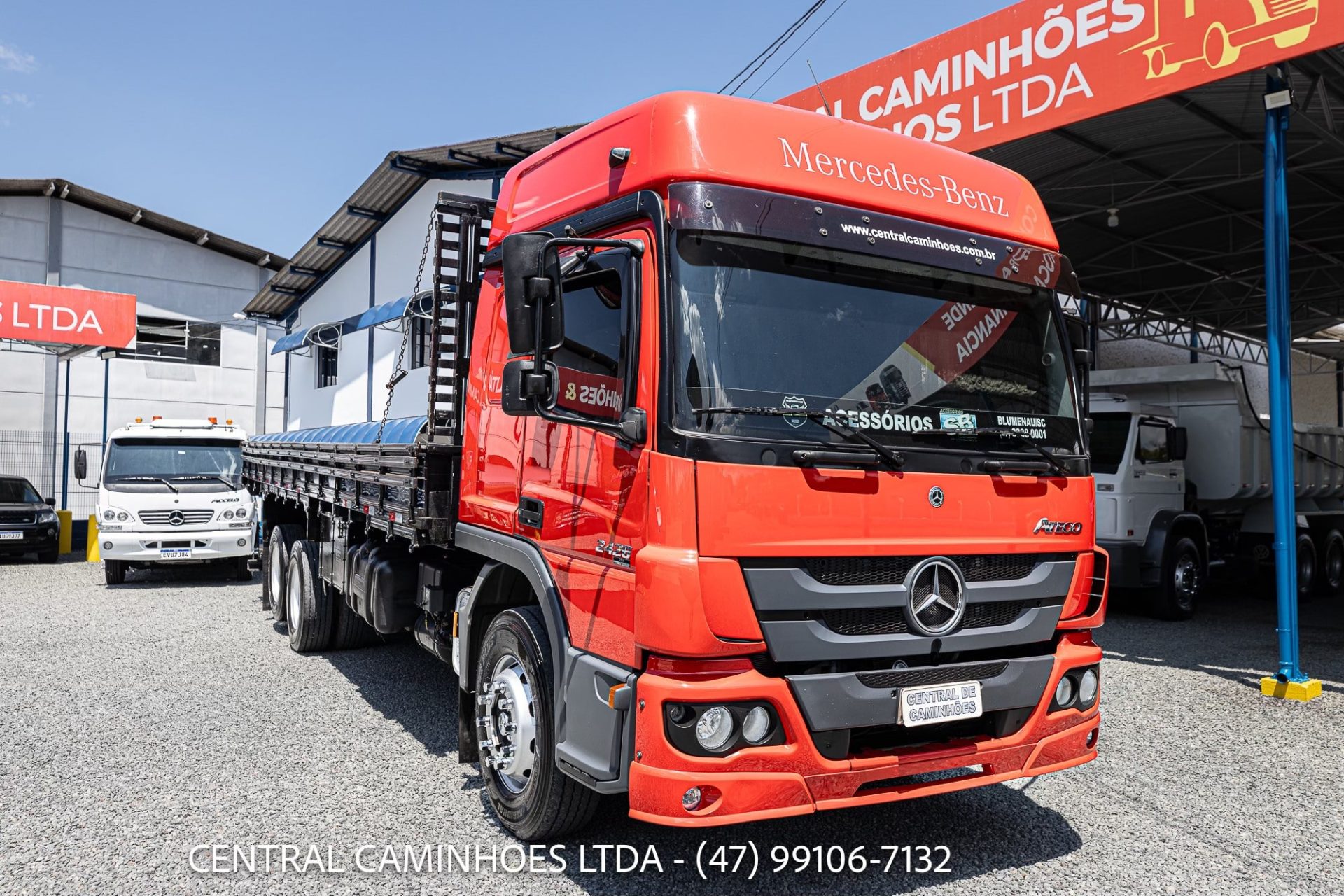 MERCEDES BENZ ATEGO 2426 6X2 ANO 2022 TETO ALTO