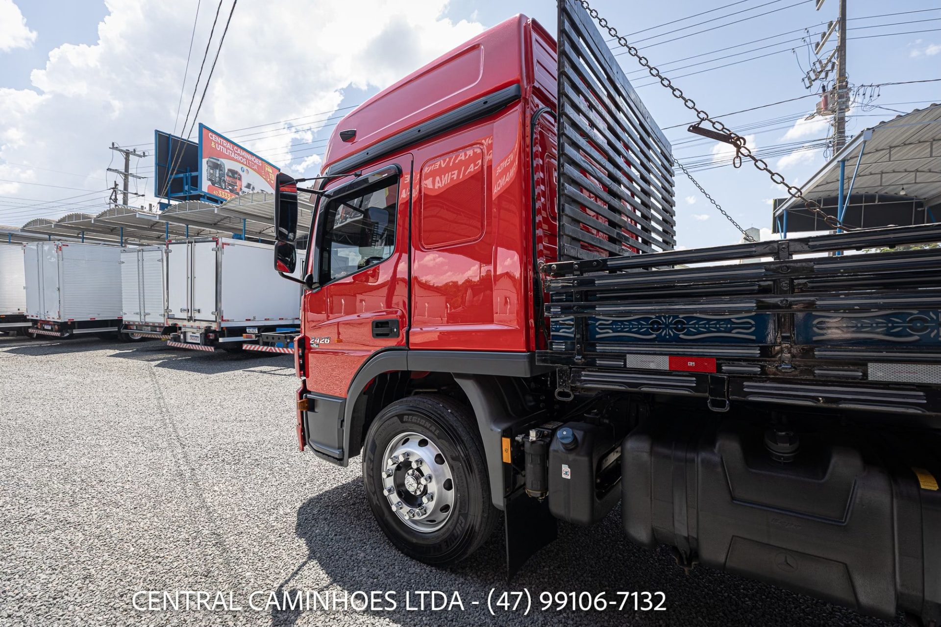 MERCEDES BENZ ATEGO 2426 6X2 ANO 2022 TETO ALTO