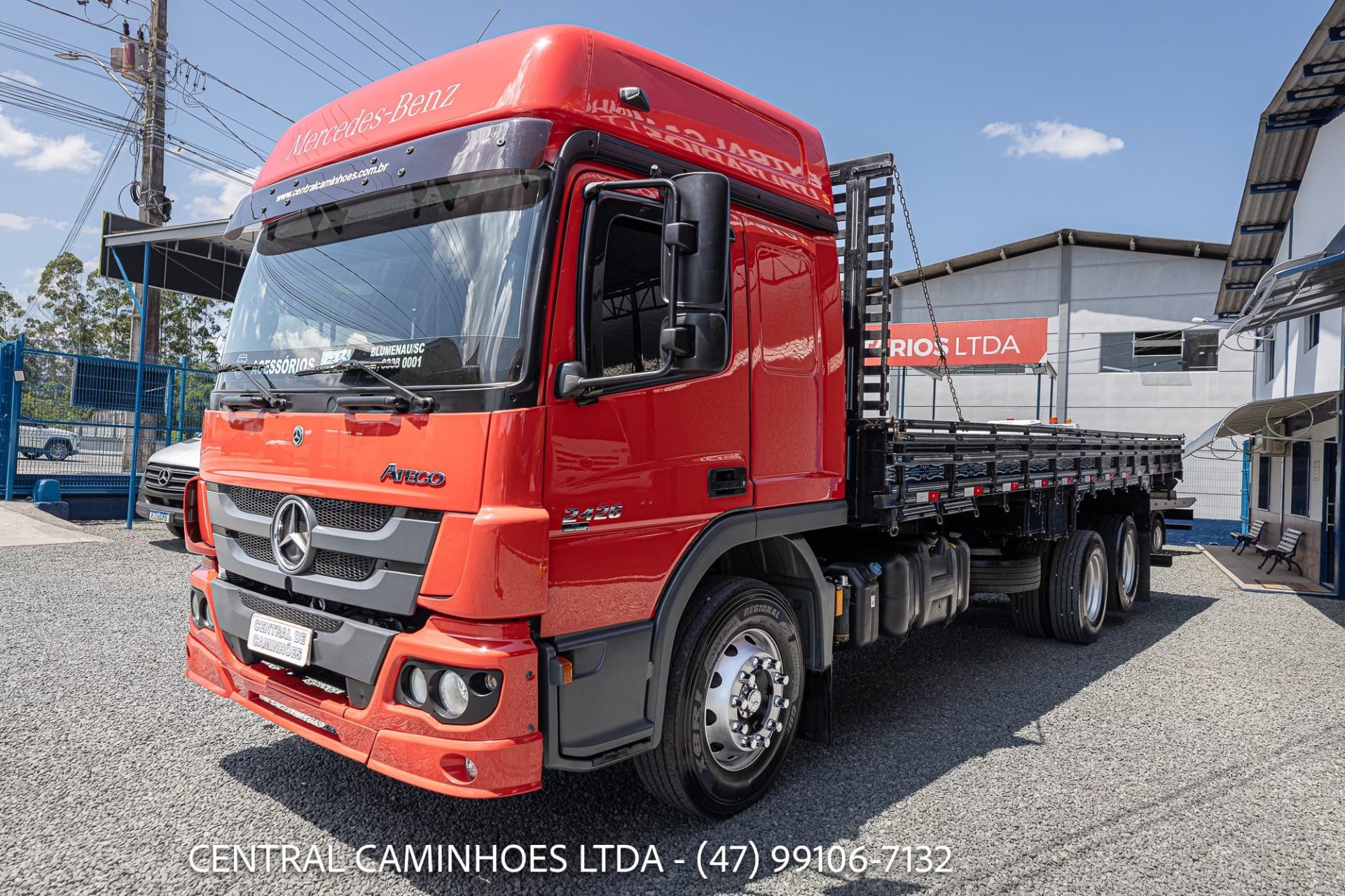 MERCEDES BENZ ATEGO 2426 6X2 ANO 2022 TETO ALTO