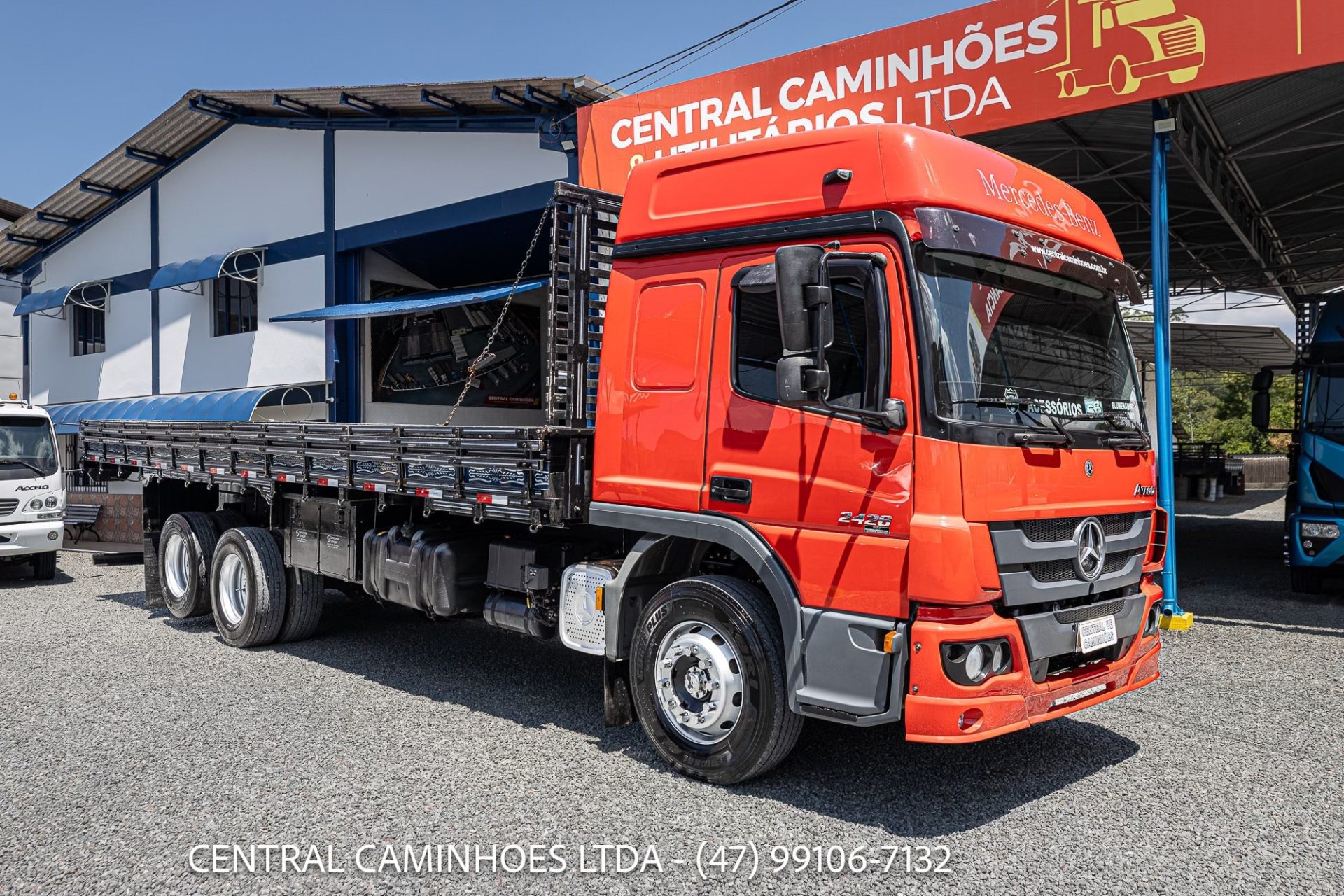 MERCEDES BENZ ATEGO 2426 6X2 ANO 2022 TETO ALTO