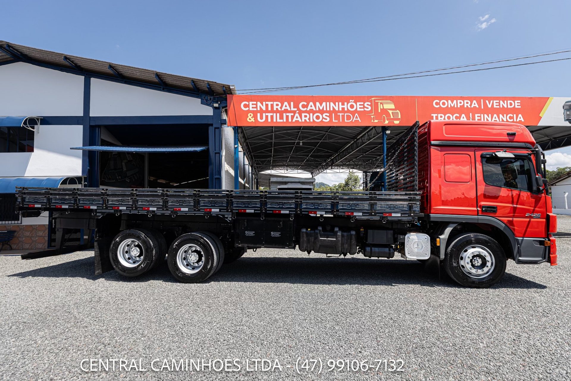 MERCEDES BENZ ATEGO 2426 6X2 ANO 2022 TETO ALTO