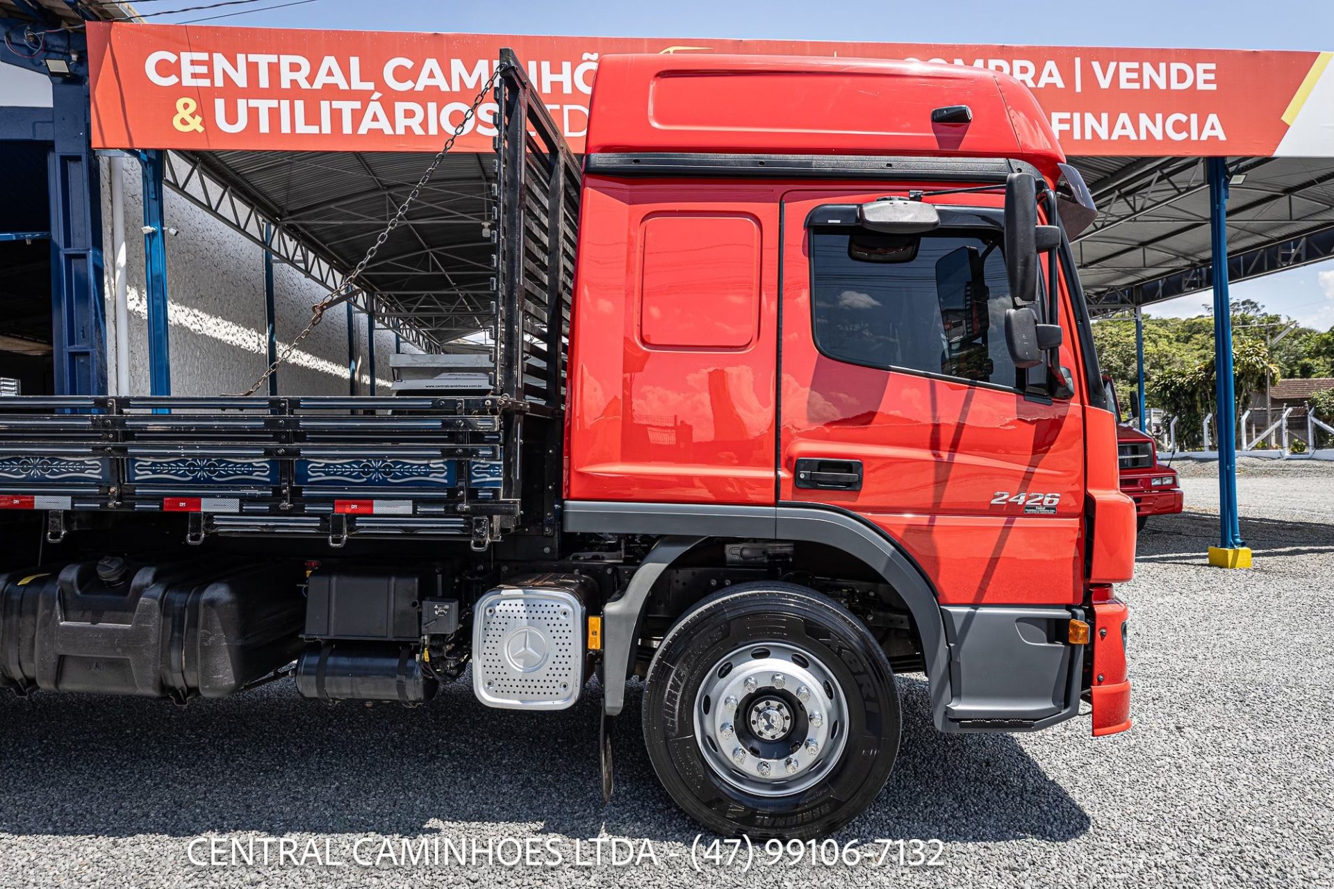 MERCEDES BENZ ATEGO 2426 6X2 ANO 2022 TETO ALTO